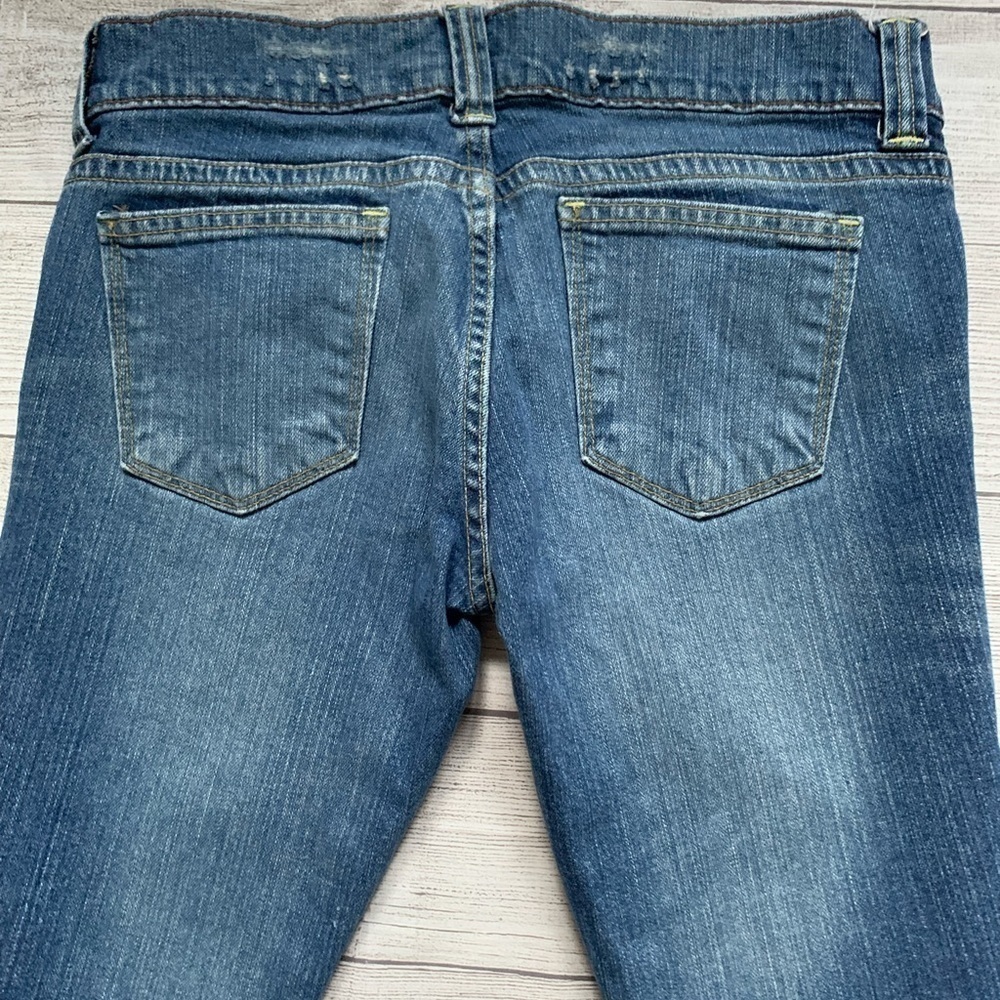 Y2K Old Navy Special Edition Vintage Denim Blue Skinny Jeans Zipper Ankle - Picture 4 of 11